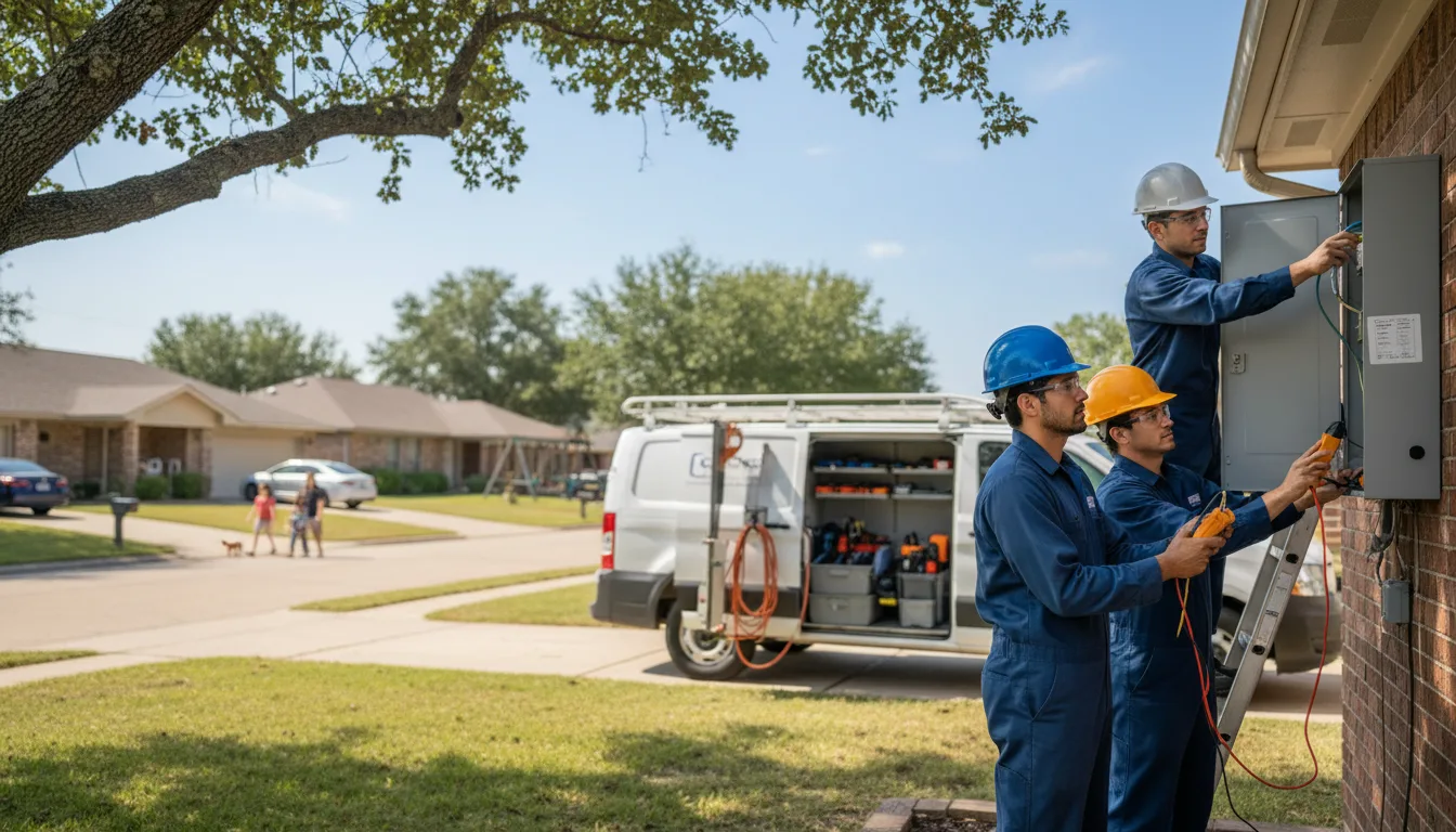 Certified electrician providing emergency electrical services in Odin, IL